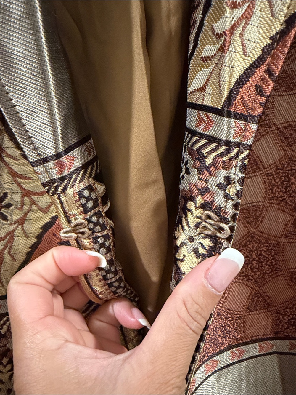 Chico's Multicolor Patchwork Jacket - Picture 3 of 8